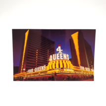 Vintage Postcard 4 Four Queens Hotel Casino Las Vegas Nevada 4712 E - £7.46 GBP