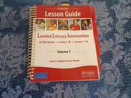Leveled Literacy Intervention Lesson Guide Volume 1 (Spiralbound, 2013) ... - $49.49