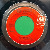 38 Special Back Where You Belong / Undercover Lover 45 Classic Rock A&amp;M 2615 - £4.78 GBP