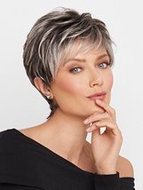 Crushing Casual Wig Short Boy Cut lace Front Angled Fringe by Raquel Welch Wigs  - $335.76