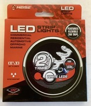 NEW Heise H-WSV Sideview 24&quot; 120 Bulbs LED Adhesive Strip Light White 2-Pack - £13.46 GBP
