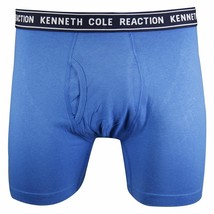 Kenneth Cole Men&#39;s Reaction 1 Pack Navy Band Blue Boxer Brief (S04) - £6.59 GBP