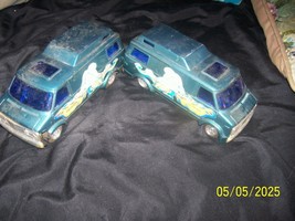 (2) Vintage ARCO Dragon Conversion Vans Friction Non Working - $468.48 MXN