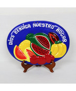 13” Dios Benediga Nuestro Hogar Mexican Blessing Wall Plaque Hanging Sig... - $39.08 CAD