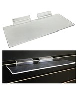 Only Hangers - Slatwall Shelf 4&quot; Deep x 10&quot; Long Injection Molded 5 Pack - $27.34 CAD