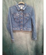 Wax Jean Womans Denim Jean Jacket Sz S 433ARE - $23.37 CAD