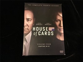 DVD House of Cards Volume 4 Chapters 40-52 Kevin Spacey, Robin Wright 4 Discs - $10.00