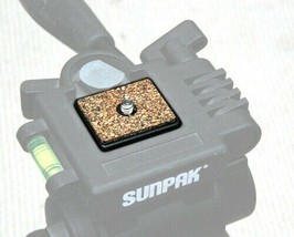 Metal Flush Mount Quick Release Plate for Sunpak 7575 757TM Ultra Pro 75... - £17.98 GBP