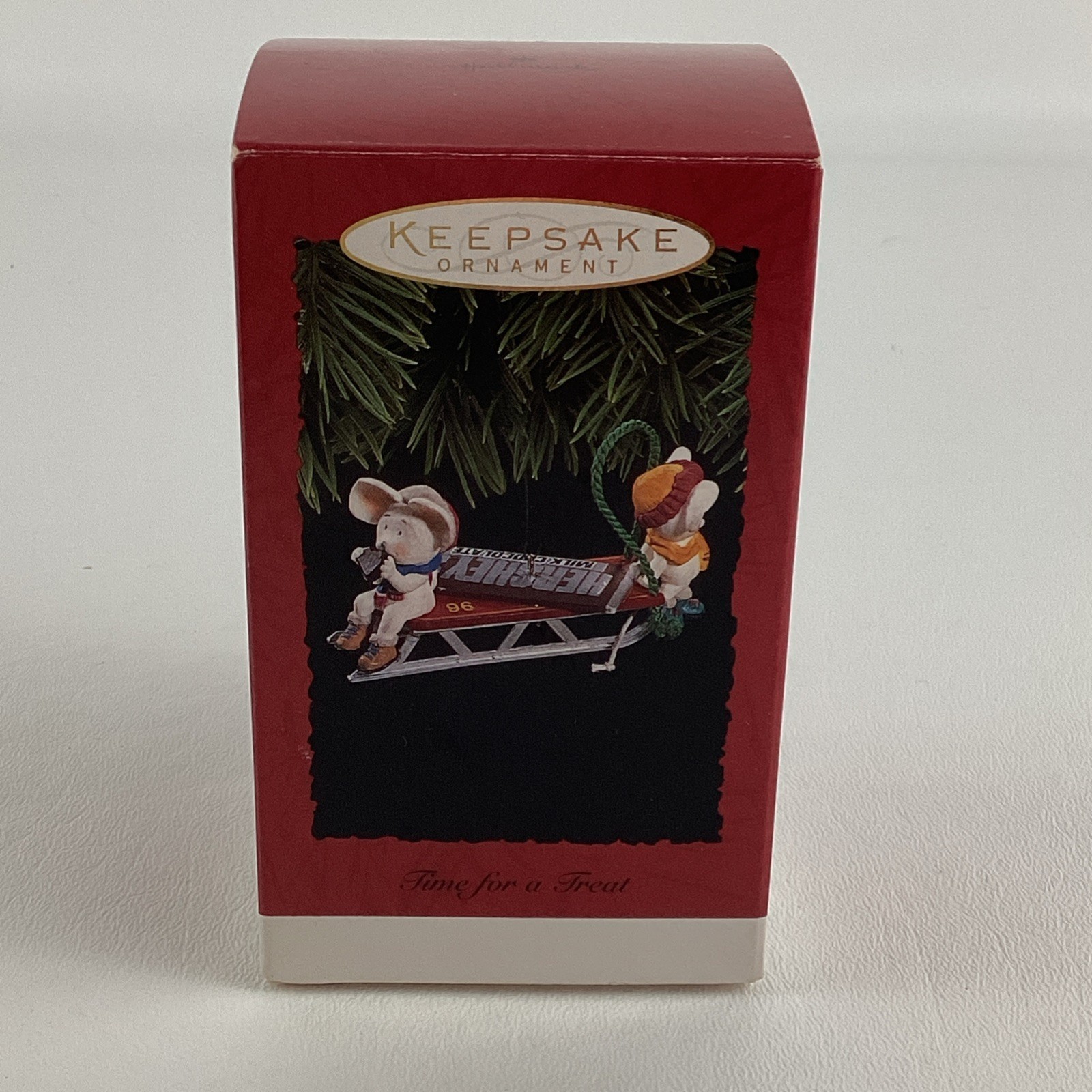 Hallmark Keepsake Christmas Tree Ornament Hershey Time For A Treat Vinta... - $24.70