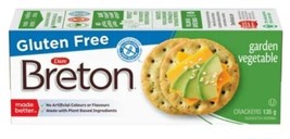 6 Boxes of Dare, Breton Gluten Free Garden Vegetable Crackers 135g Each - £31.82 GBP