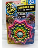 Star Flip &amp; Clack Clank Sensory Toy Stress Relief ASMR Multi Color Random - $8.62 CAD