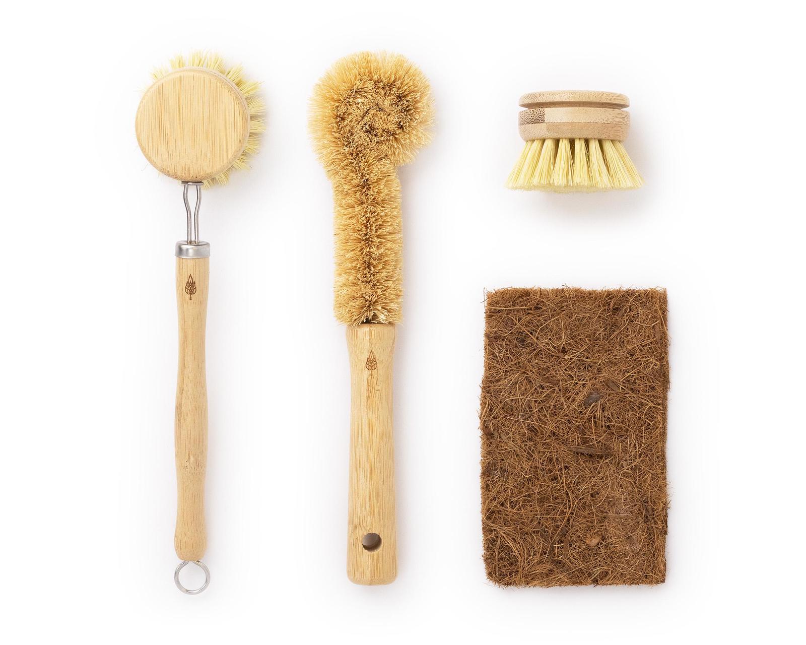 PLANT OATH | Bamboo Dish Brush Set #24 | Eco-Conscious Kitchen Cleaning Set - $23.99