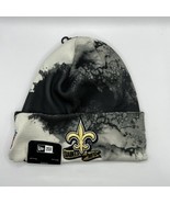 NWT New Orleans Saints New Era Sideline Ink Knit Beanie Hat - £21.19 GBP