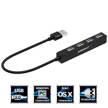 Sabrent HB-MCRM 4 PORT USB 2.0 HUB SLIM - $609.38 MXN