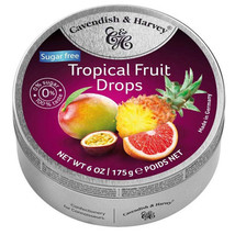 Cavendish &amp; Harvey Sugar Free Drops - Tropical Fruit - £85.00 GBP