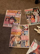 LOT 3 National Enquirer June April May 1993 Oprah Scandal - Trump Marla ... - £36.02 GBP