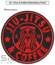 BJJ Gi Patches BJJ Embroidery Patches Grapplers BJJ Coffee Jiujitsu Patches - $19.99