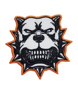 Bulldog Mad Dog Embroidered Iron On Patch Vicious - $17.05 CAD+