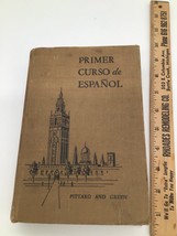 Primer Curso de Espanol, by John Pittaro and May Gerber Green Book, Vint... - £7.78 GBP