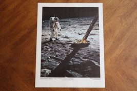 Vintage NASA 11x14 Photo/Print 69-HC-681 Aldrin walks on the Moon Toward... - $12.00