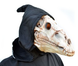 Scary Halloween Horse Head Mask Ritual Saw Wrong Turn Skull Slaughter Mask - £17.97 GBP