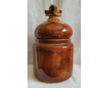 Good Earth Pottery RICHIE WATTS Large Canister With FROG Finial SIGNED 2003 - $69.00