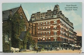 CT Hartford Park Church and Garde Hotel Postcard M5 - £9.21 GBP