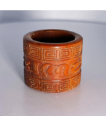 Antique Hand Carved Archers Ring Make Offer welcome! - £396.54 GBP