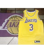  Los Angeles Lakers Anthony Davis NBA Swingman Icon Edition Jersey Adult... - £48.54 GBP