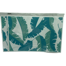 Wipe Clean Indoor Outdoor Placemat Set of 2 Blue Green Palm Leaf Tropica... - $5.94