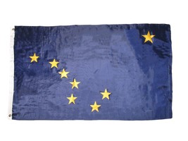 3x5 State of Alaska Flag 3&#39;x5&#39; House Banner Super Polyester Fade Resistant PREMI - £3.83 GBP