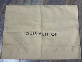 Louis Vuitton Beige Fold Over Envelope Dust Bag 18”x13” Large - $503.06 MXN