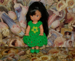 Hand crocheted Doll Clothes for Kelly or same size dolls #1312 - £7.82 GBP