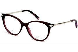SWAROVSKI SK5312 069 Shiny Bordeaux 51mm Eyeglasses New Authentic - £38.49 GBP
