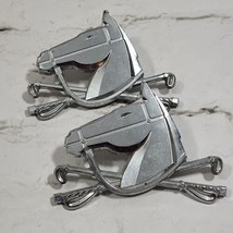 1967 Ford Side Quarter Emblems Horse Head Golf Clubs Lot Of 2 - $29.69