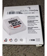 Marathon Digital Table Timer with Countdown, Count-up &amp; Clock - TI080001WH - £14.12 GBP