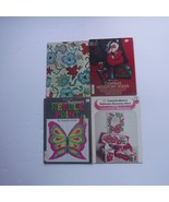 Vintage Needlepoint Pattern booklets Lot of 4 The Joy of Creative Needle... - $9.49