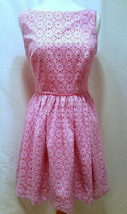 $238 New Sz 8 Lilly Pulitzer Aleesa Hyacint Pink Petal Pusher Lace Womens Dress - £54.17 GBP