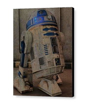 Star Wars R2D2 Quotes Mosaic INCREDIBLE Framed 9X11 in Limited Edition Art w/COA - £15.00 GBP