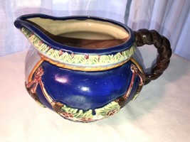 Nouveau Majolica 1991 Pitcher Cobalt Blue - £12.63 GBP