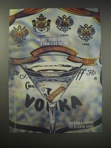 1990 Smirnoff Vodka Ad - The only Vodka to receive a four-czar rating - £14.78 GBP