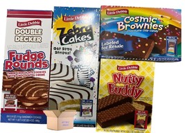 Little Debbie Variety-Cosmic Brownies, Zebra Cakes, Fudge Rounds, Nutty ... - £26.07 GBP