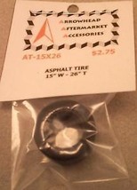 Scale Detail Accessories / Resin Asphalt Racing Tire - 15&quot; Wide X 26&quot; Tall - £2.17 GBP