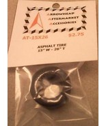 Scale Detail Accessories / Resin Asphalt Racing Tire - 15" Wide X 26" Tall - $2.75