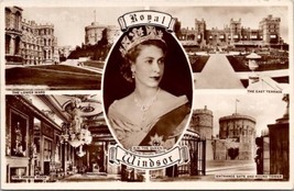 H.M. Queen Elizabeth II Royal Windsor RPPC Dorothy Wilding Postcard Z9 - £11.91 GBP