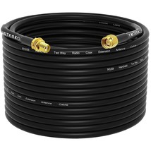 Sma Antenna Extension Cable - 20 Meters(65.6 Ft),Rg58 Coaxial Cable Sma Male To  - £35.15 GBP