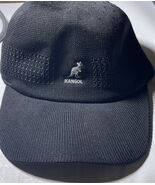 Kangol Hat Cap Mens Size L Black Woven Outdoors Adult Tropic Ventair Space - $17.99