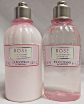 L’Occitane  Rose Body Lotion &amp; Shower Gel 8.4 Oz. Each - £42.17 GBP