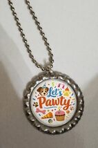 Let's Pawty Dog Party pack of 10 Necklace party favors necklaces Pinata ... - $12.50
