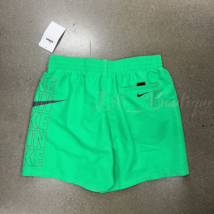 NWT Nike NESSD624-380 Men&#39;s 5.5&quot; Swim Shorts Brief-Lined Green Grey Blac... - £28.99 GBP